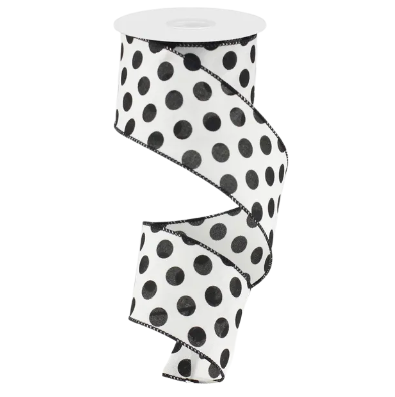 2.5" x 10yd Medium Polka Dot