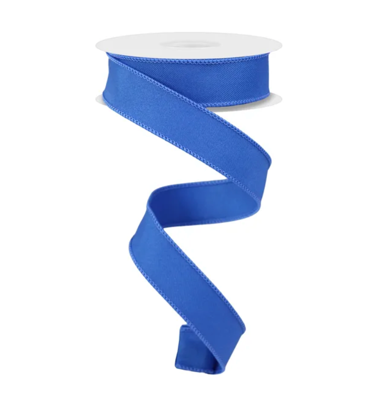 7/8" x 10yd Diagonal Weave (Royal Blue)