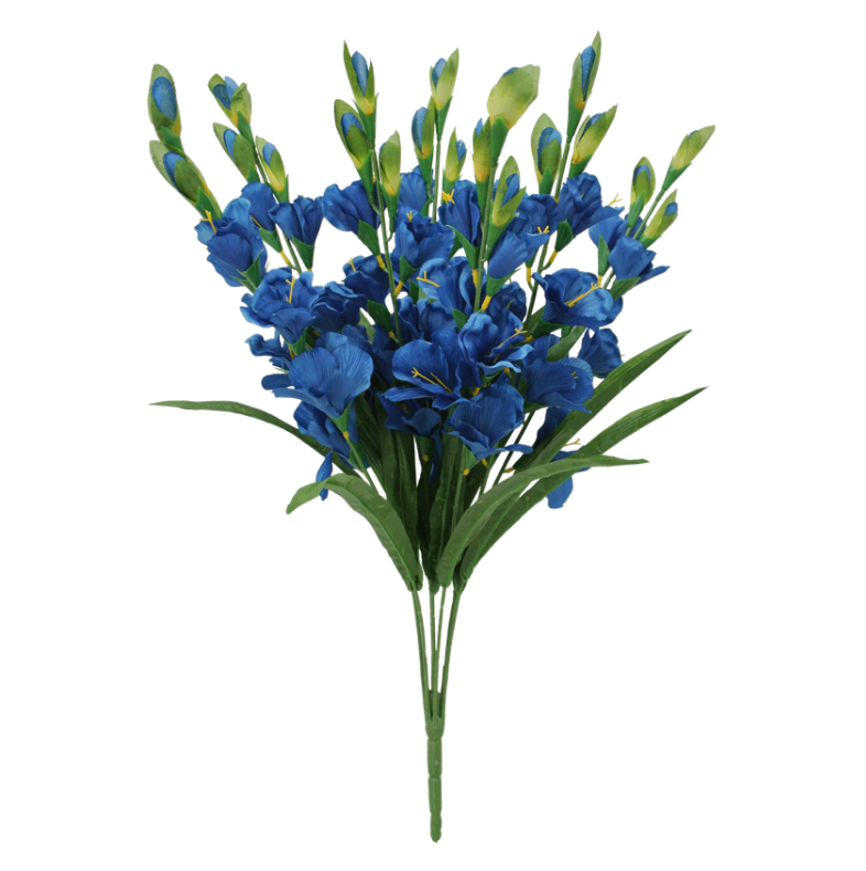 27" Gladiolus Bush 7 stems (Royal Blue)