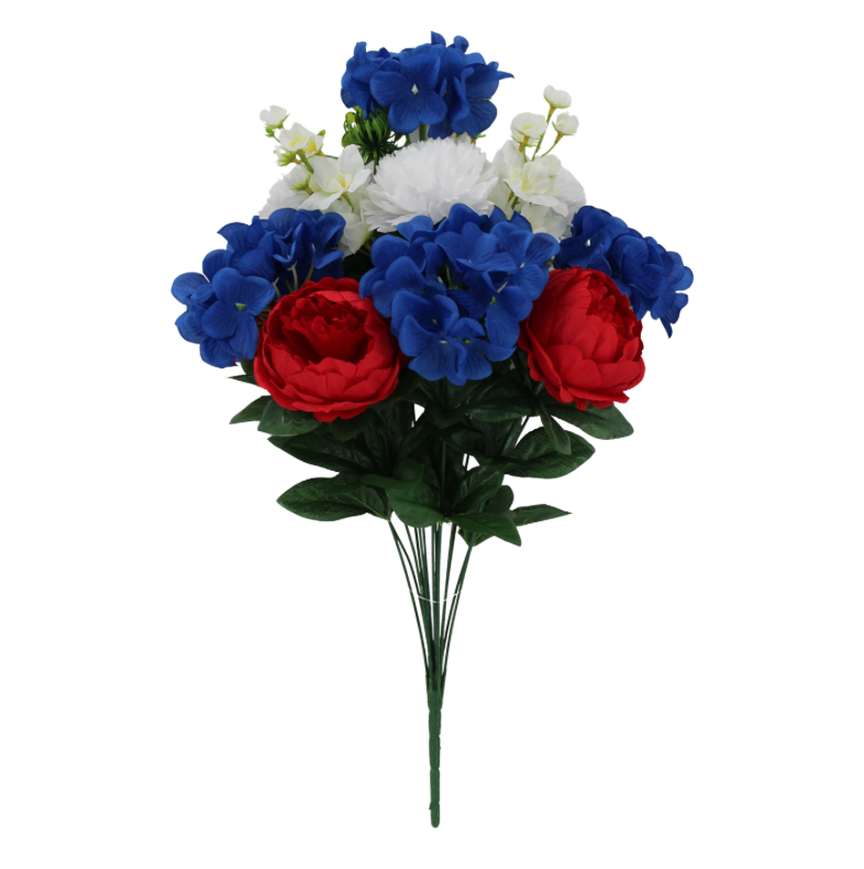 Patriotic Peony Carnation Wreath Kit