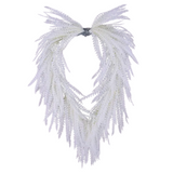 Black/White Polka Dot Beaded Grass Wreath Kit