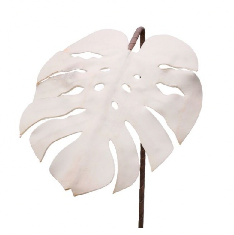36" Foam Monstera Leaf (Ivory)