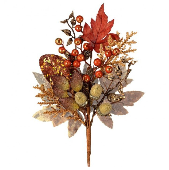 16" Berry Glitter Autumn Pick