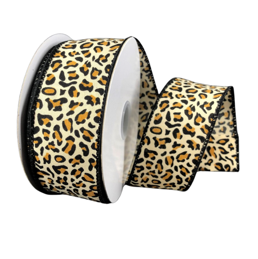 1.5" X 10Y Cheetah Print