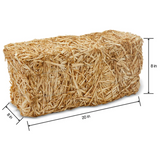 8 x 8 x 20" Decorative Straw Hay Bale