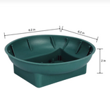 2 x 6.2 x 6.2" Plastic Design Bowl