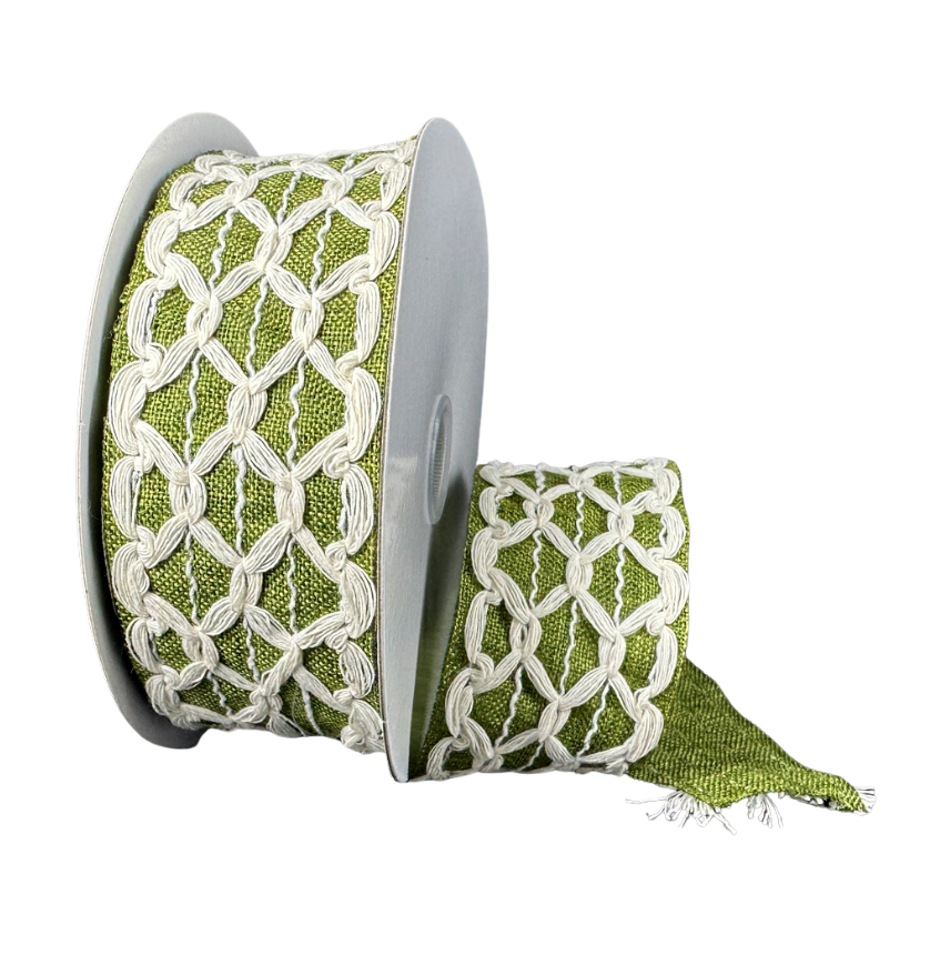 Fall Green & Orange Fern Wreath Kit