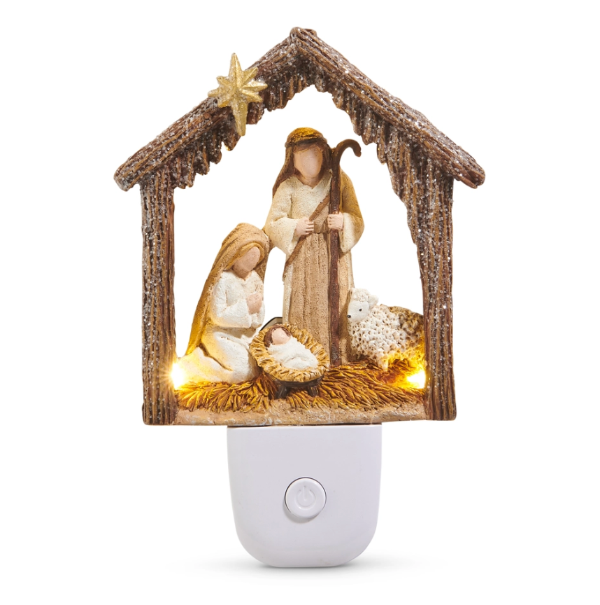 6" Holy Night Night Light