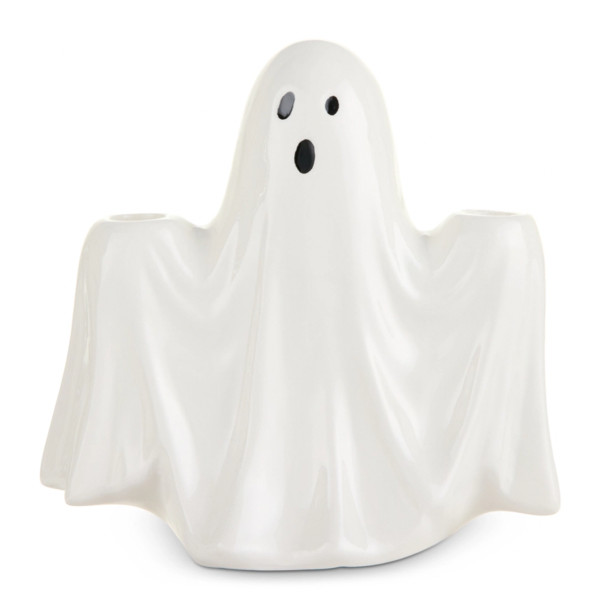 8" Ghost Candle Holder