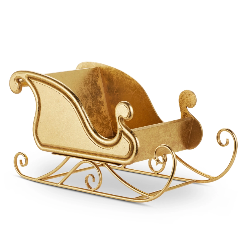 18" Gold Sleigh