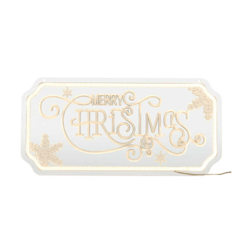 16" Neon Light-up Merry Christmas Sign