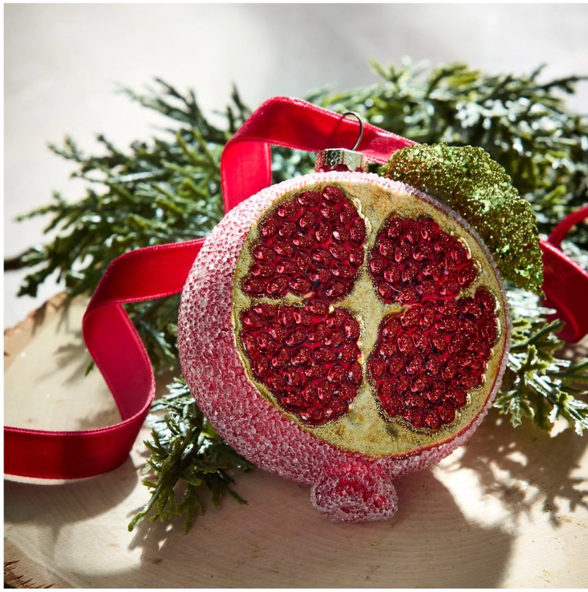 3.75" Pomegranate Ornament