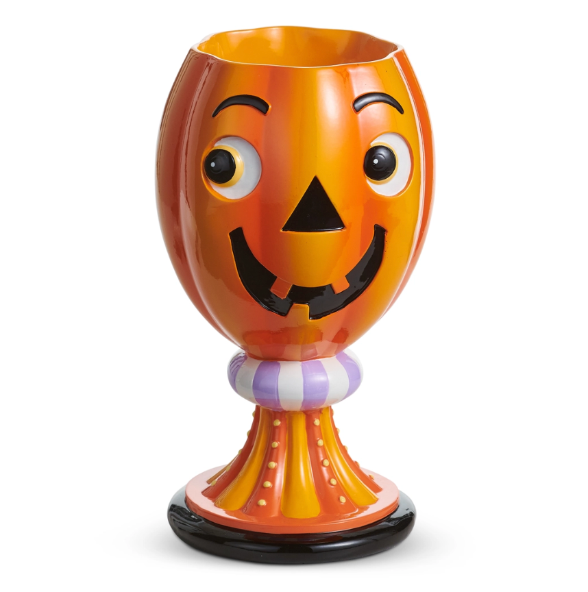 9.75" Jack-O-Lantern Vase