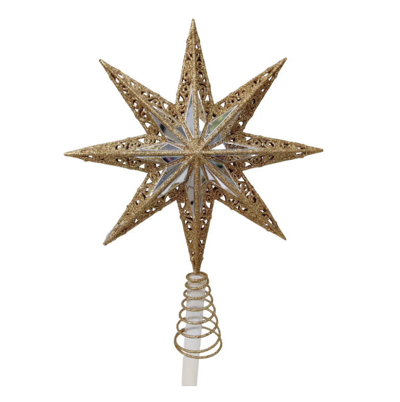 14" Octogram Star Tree Topper