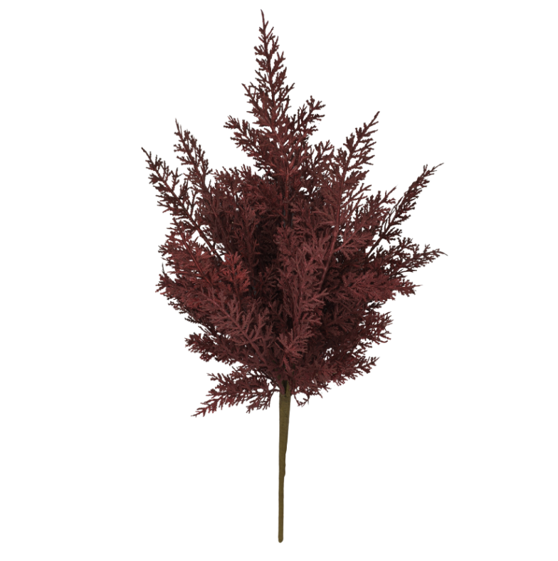 22" Cedar Bush (Burgundy)