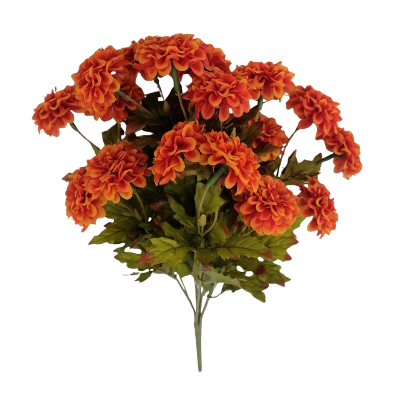16" Marigold Bush X16 (Orange)