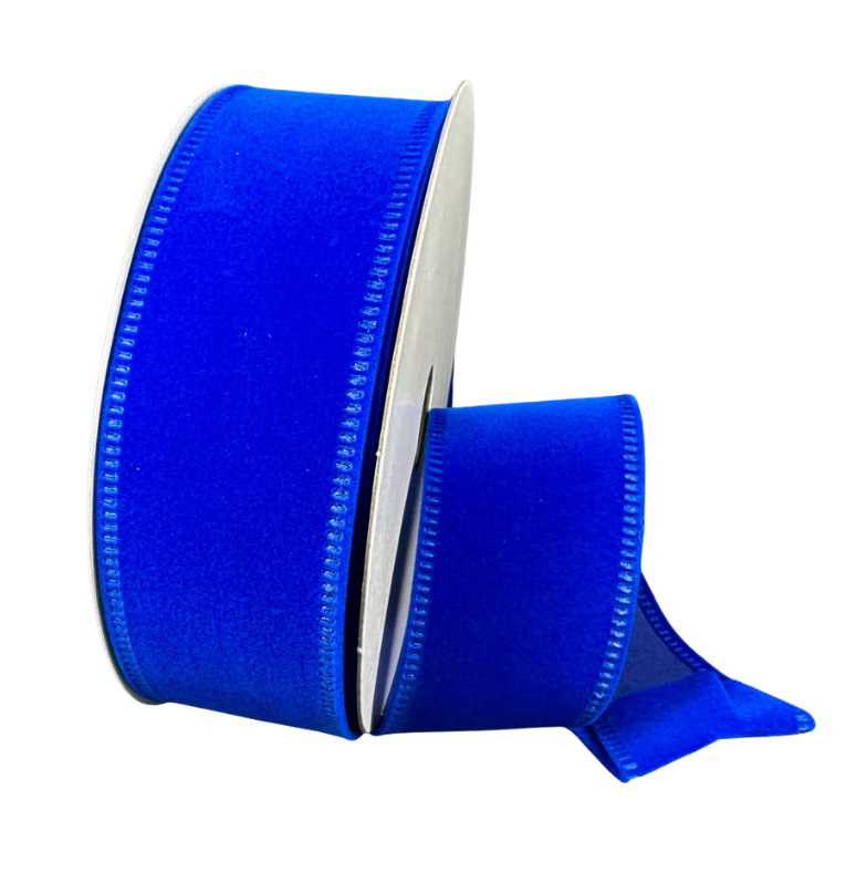 1.5"X10Y Velvet (Royal Blue)