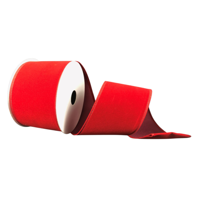2.5"X10Y Velvet (Dark Red)