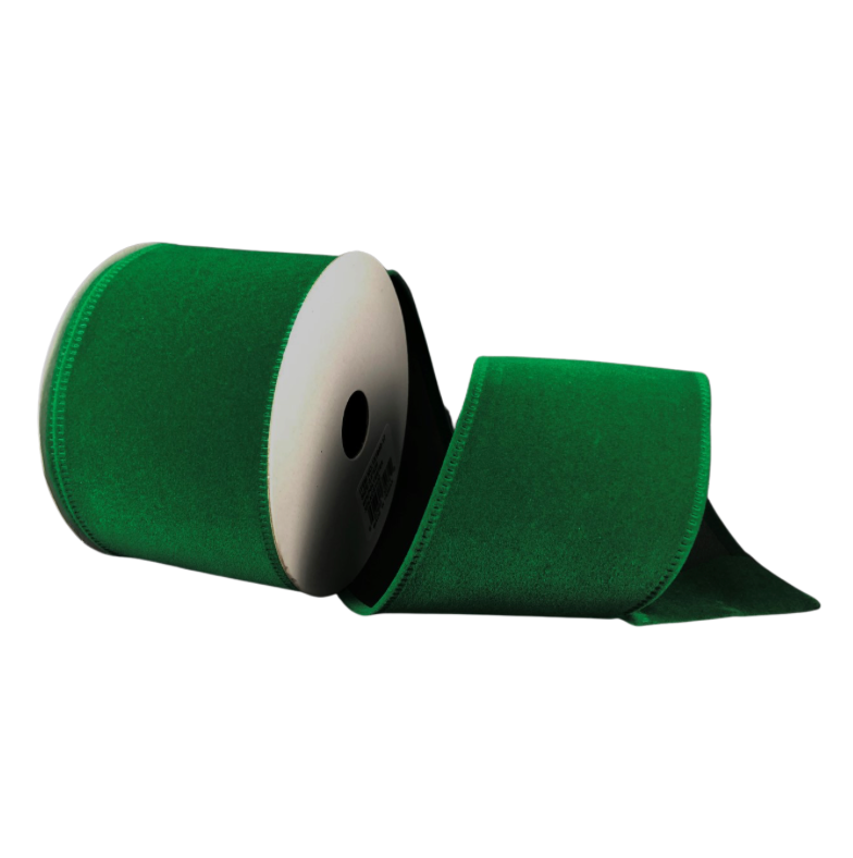 2.5"X10Y Velvet (Emerald)