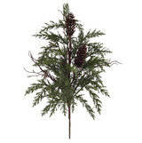 Dark Blue Velvet Pinecone Wreath Kit