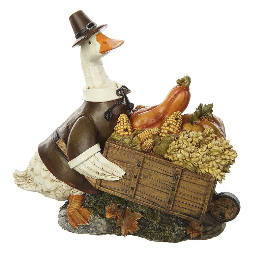 8.5" Resin Mr.Harvest Duck