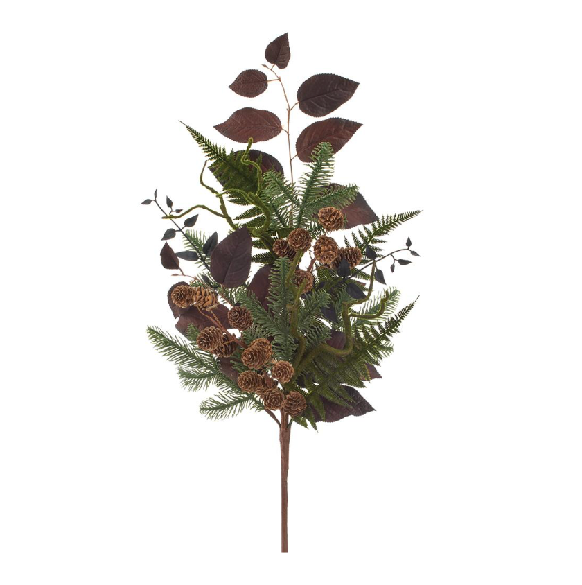 Chocolate Pine Cone Wreath Kit