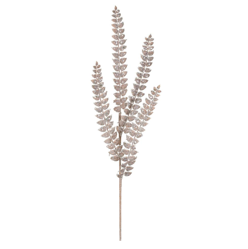 32" Sequin Fern Spray (Champagne)