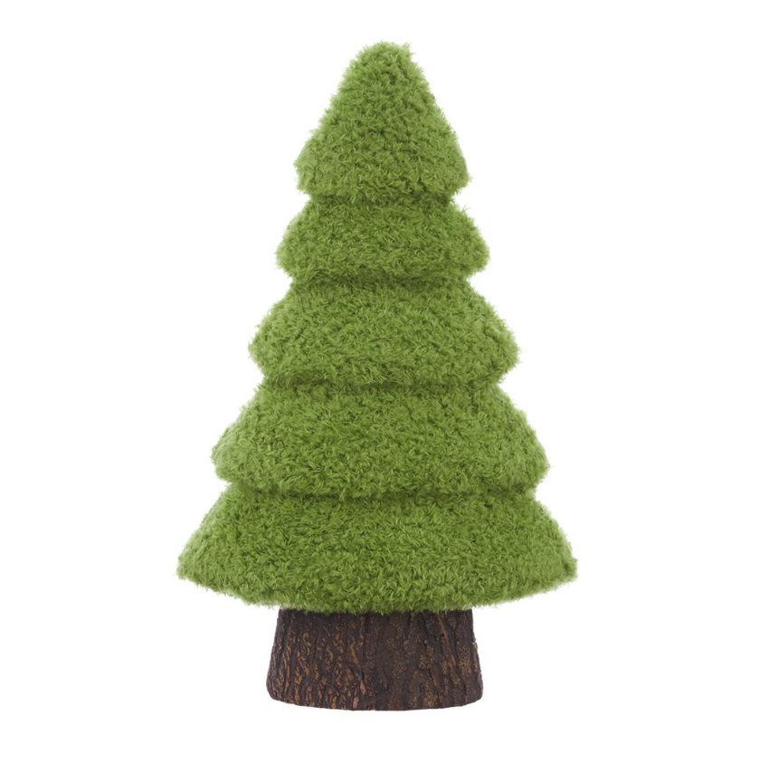 15.5" Furry Moss Tree Table Top