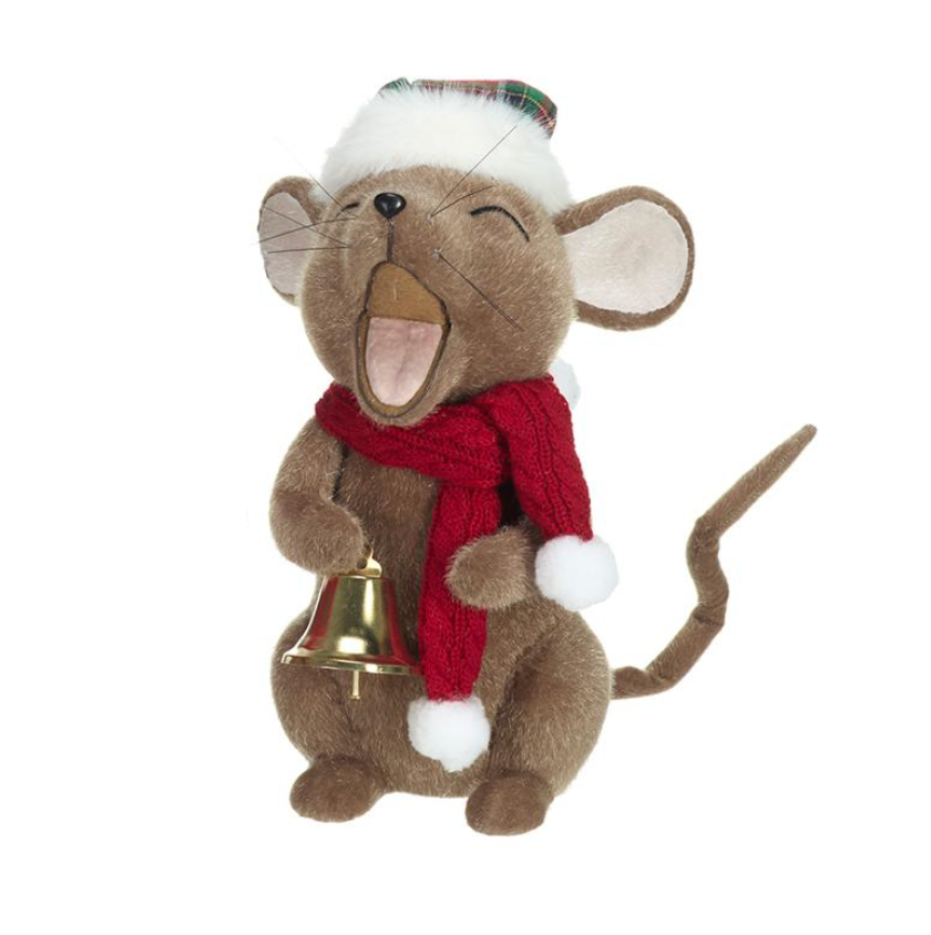 14" Festive Mouse (Sold Individually)
