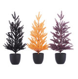 14" Glittered Pine Tree (Sold Individually)