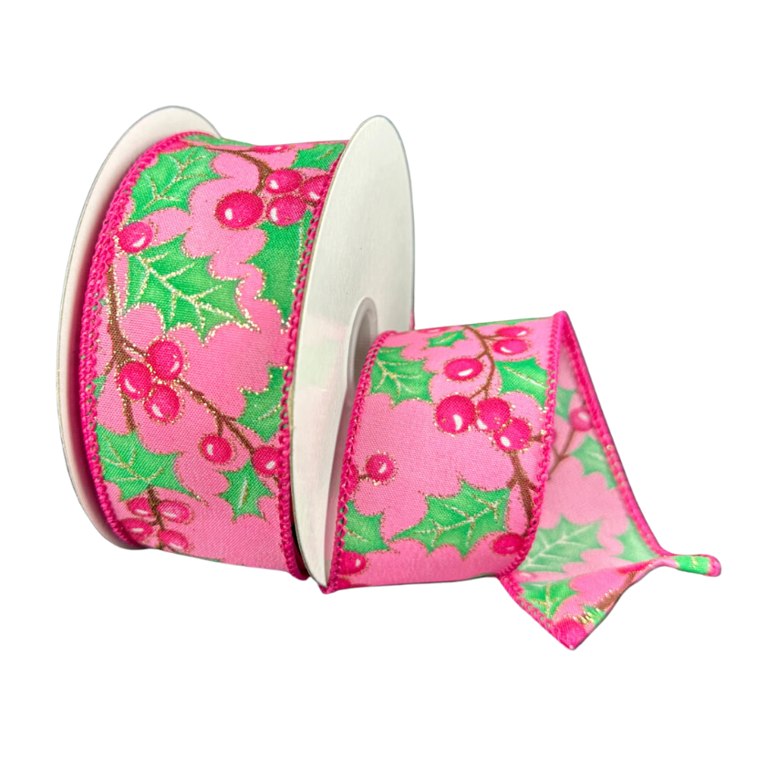 1.5"X10Y Holly (Dark Pink/Dark Mint)
