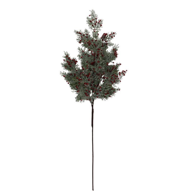 32" Cedar Berry Spray (Red)