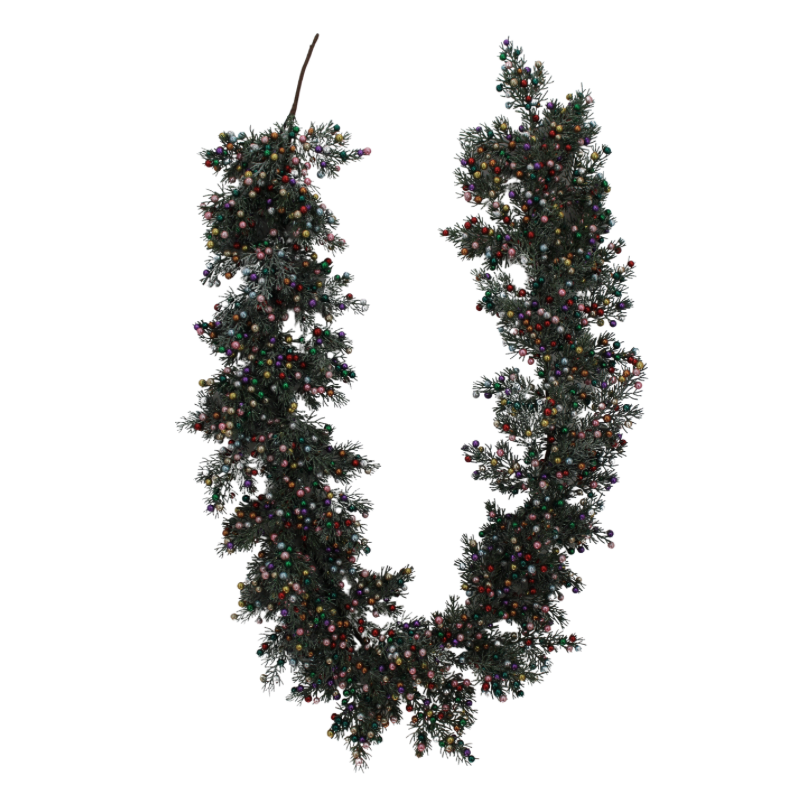 6FT Cedar Berry Garland (Multicolor)