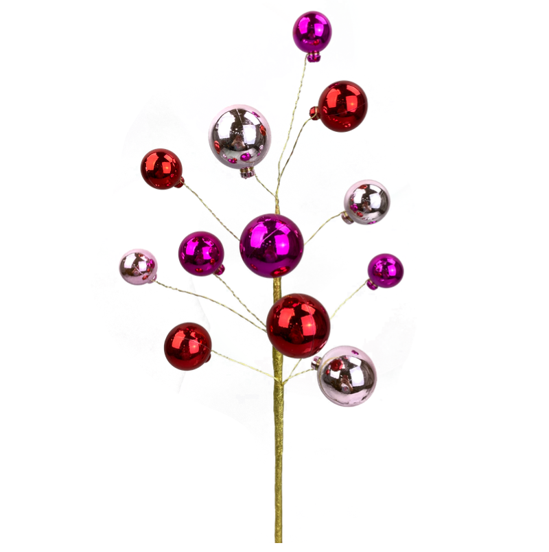 16" Ornament Pick (Red/Pink/Fuchsia)