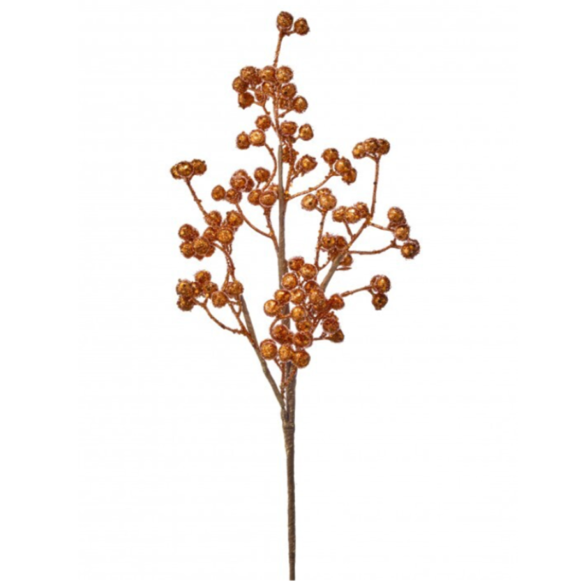 24" Micro Bead Iced Berry Spray (Copper)