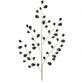 Black & Gold Poinsettia Wreath Kit