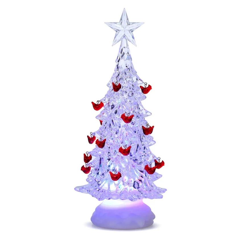 LED Cardinal Christmas Tree