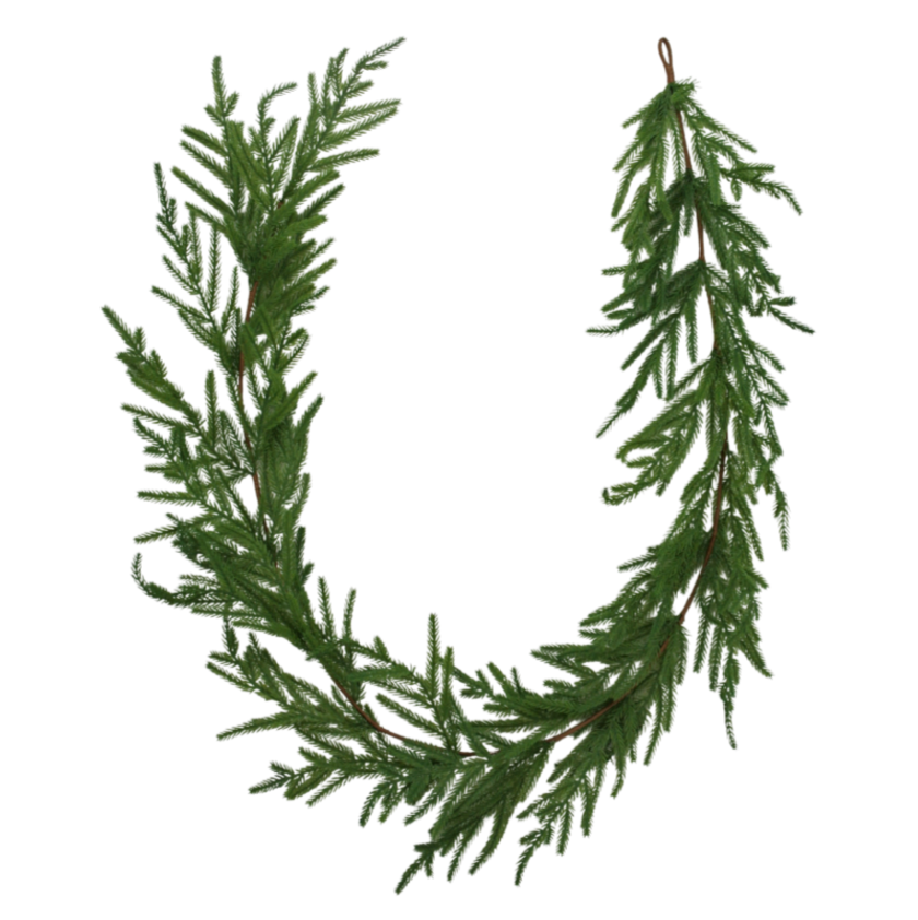 6FT Real Touch Norfolk Garland
