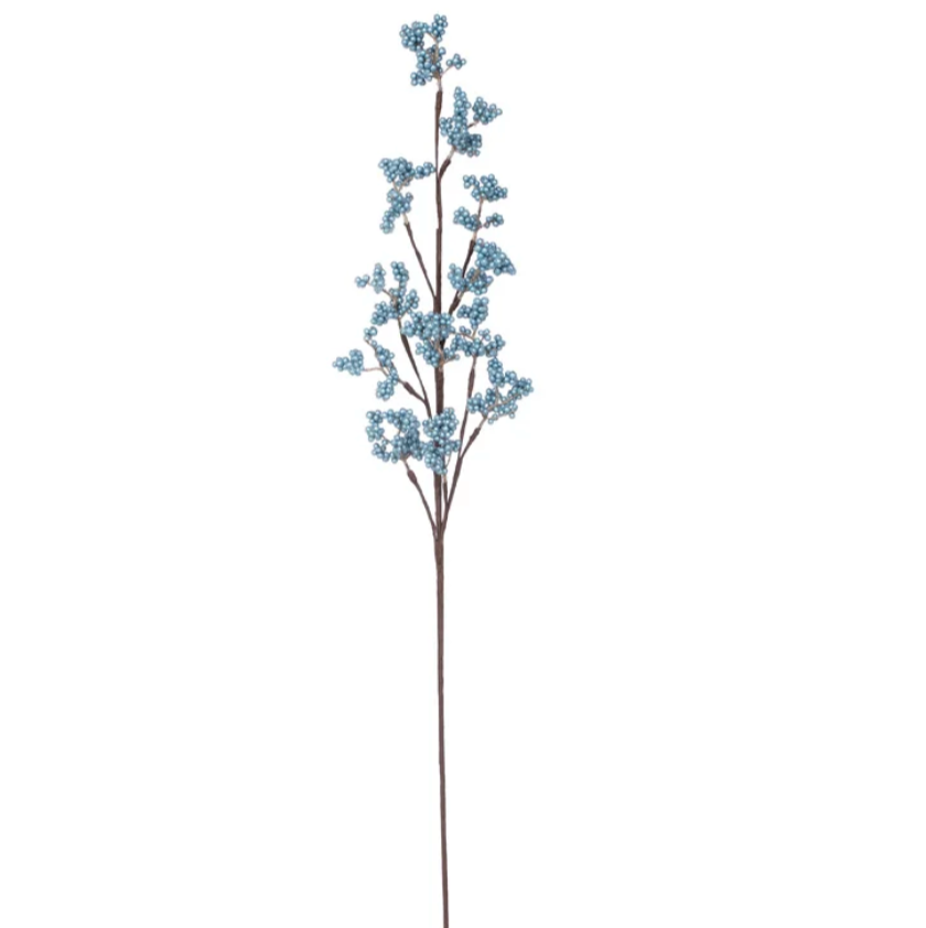 Large Icy Blue Deer Planter