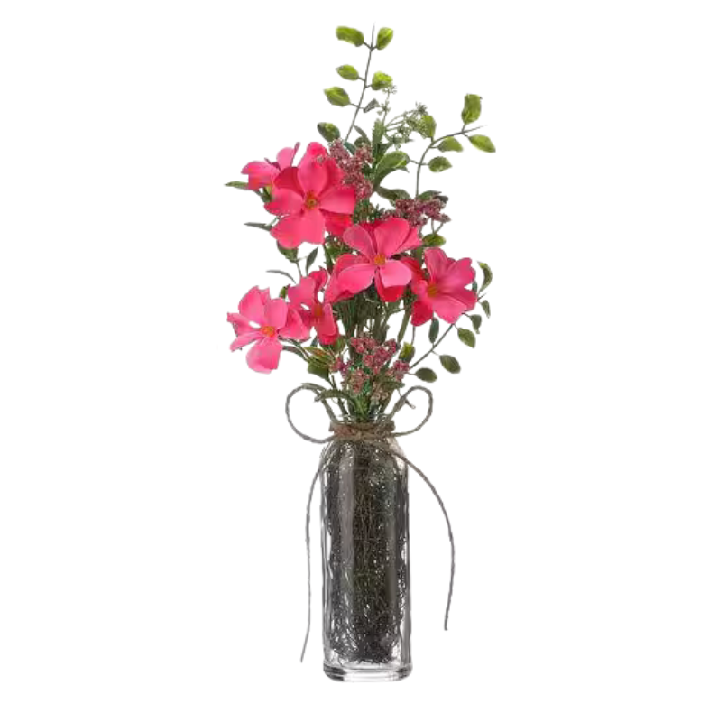 14" Summer Garden Glass Arrangement (Assorted)