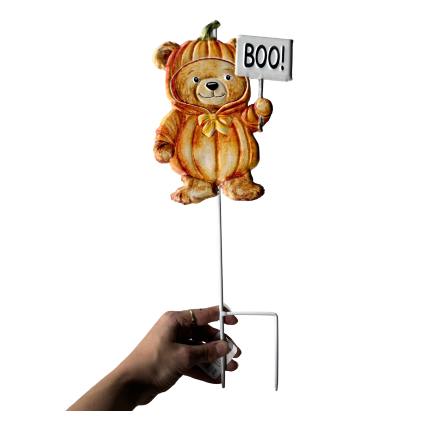 24.5" Beary Scary Treat-or-Treater Garden Stake (Purchase is for ONE)