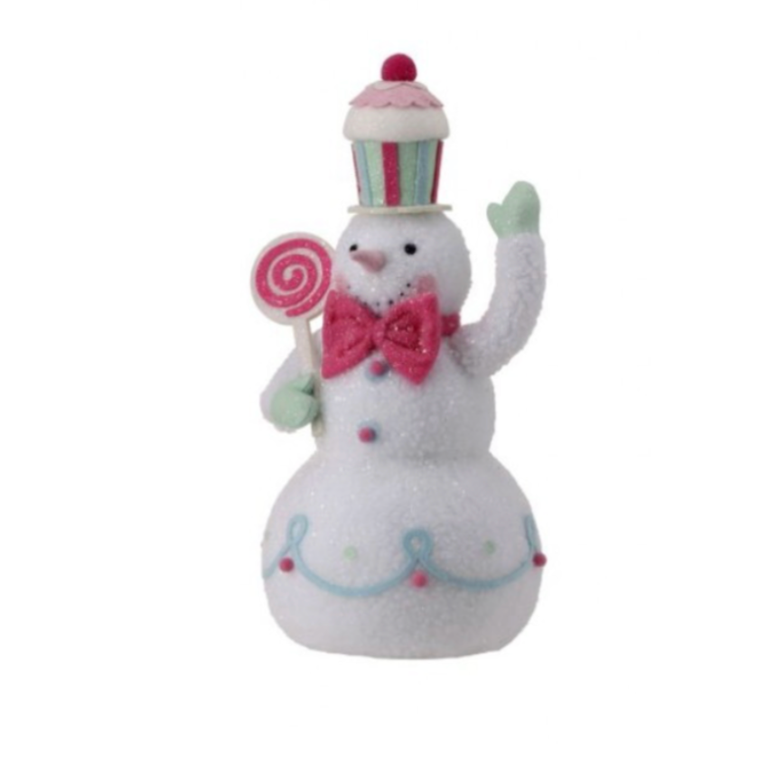 16.5" Fabric So Sweet Snowmen (Sold Individually, Purchase is for ONE)