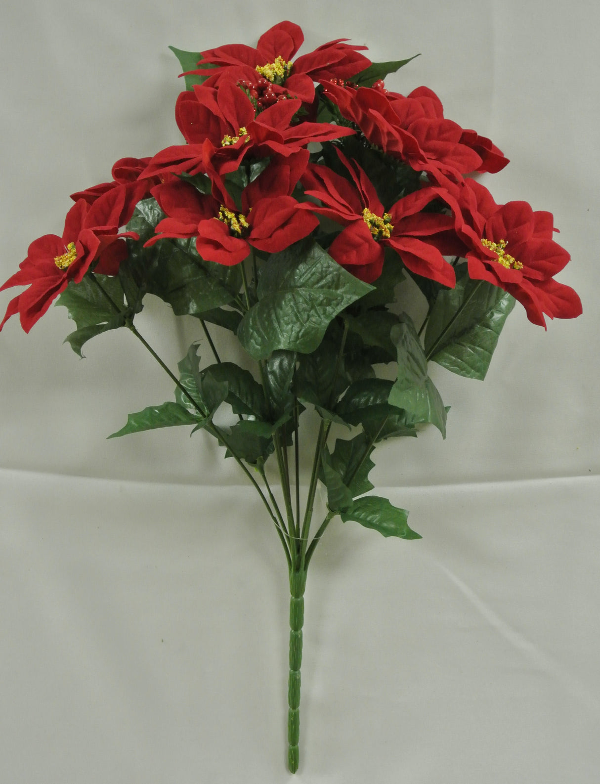 20" Poinsettia Bush X12 (Red)
