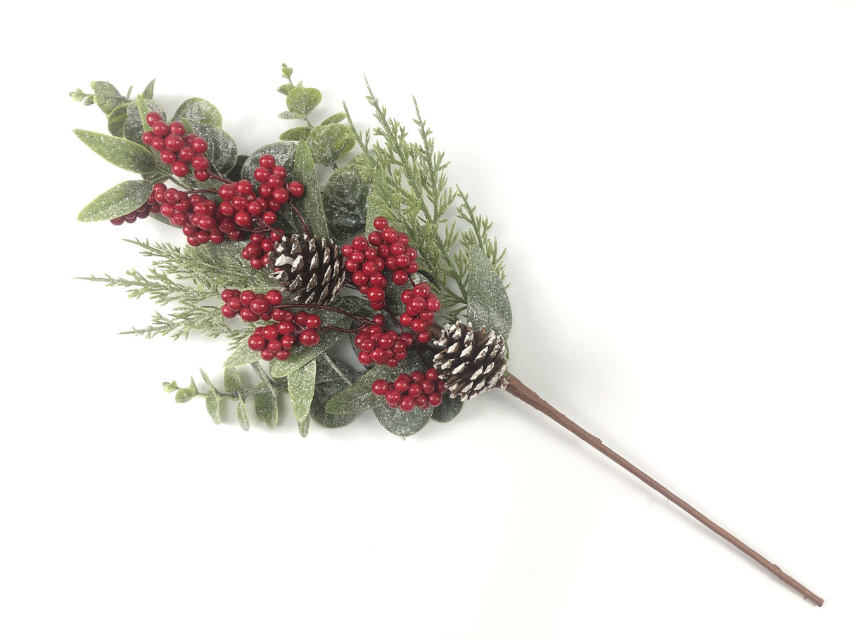 24" Mixed Leaf & Berry