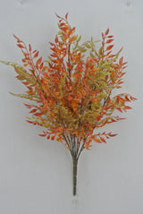 Straw Bale Mum Arrangement
