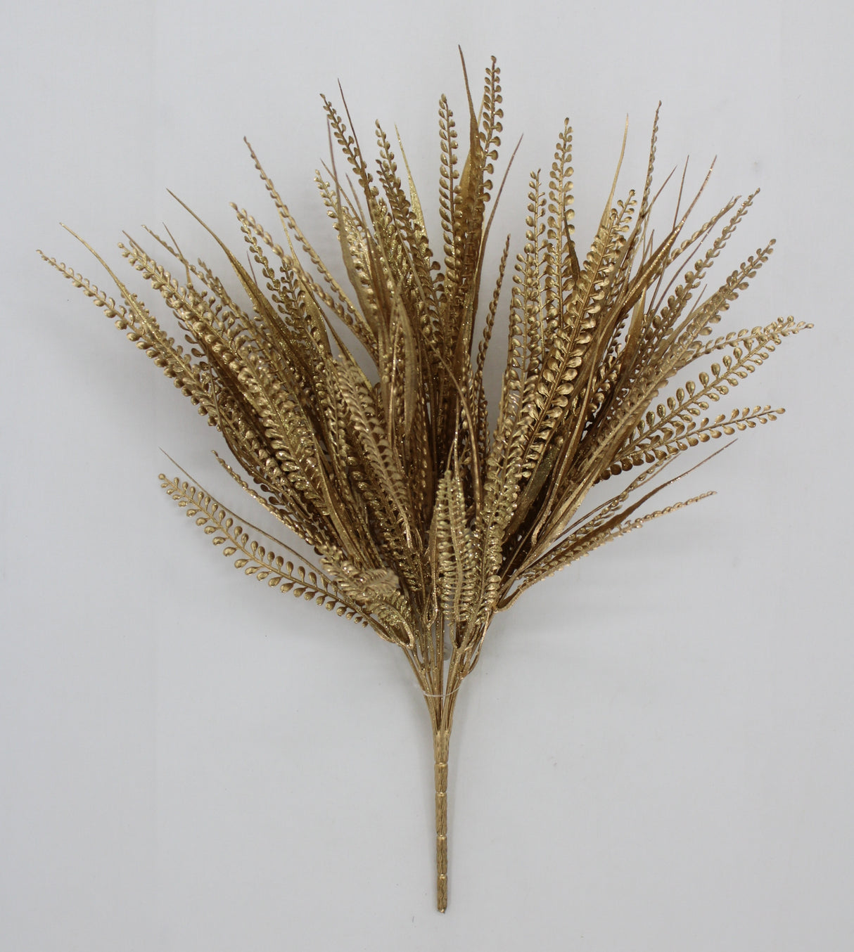 20" Plastic Button Fern (Gold)