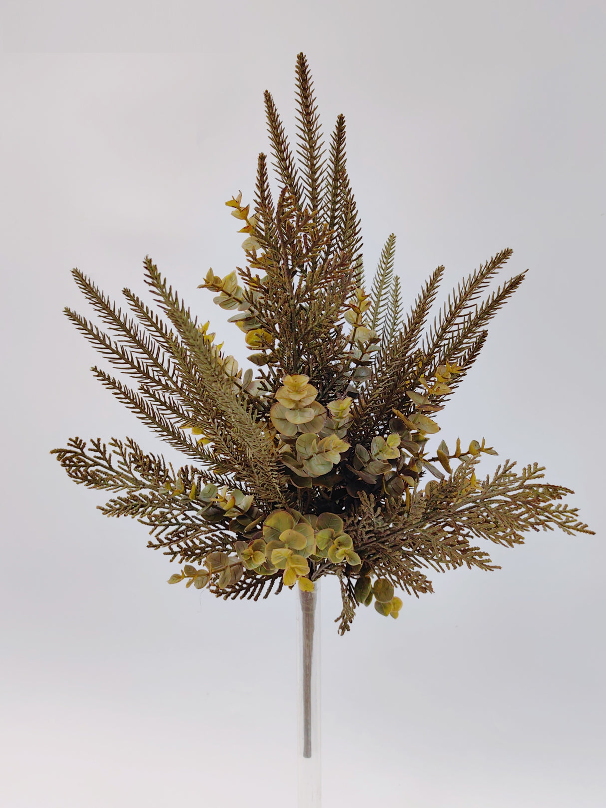 22" Mixed Leaf & Berry Bush