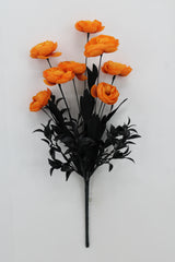 Black & Orange Halloween Wreath Kit