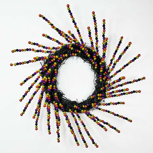 Halloween Glitter Bead Wreath Kit