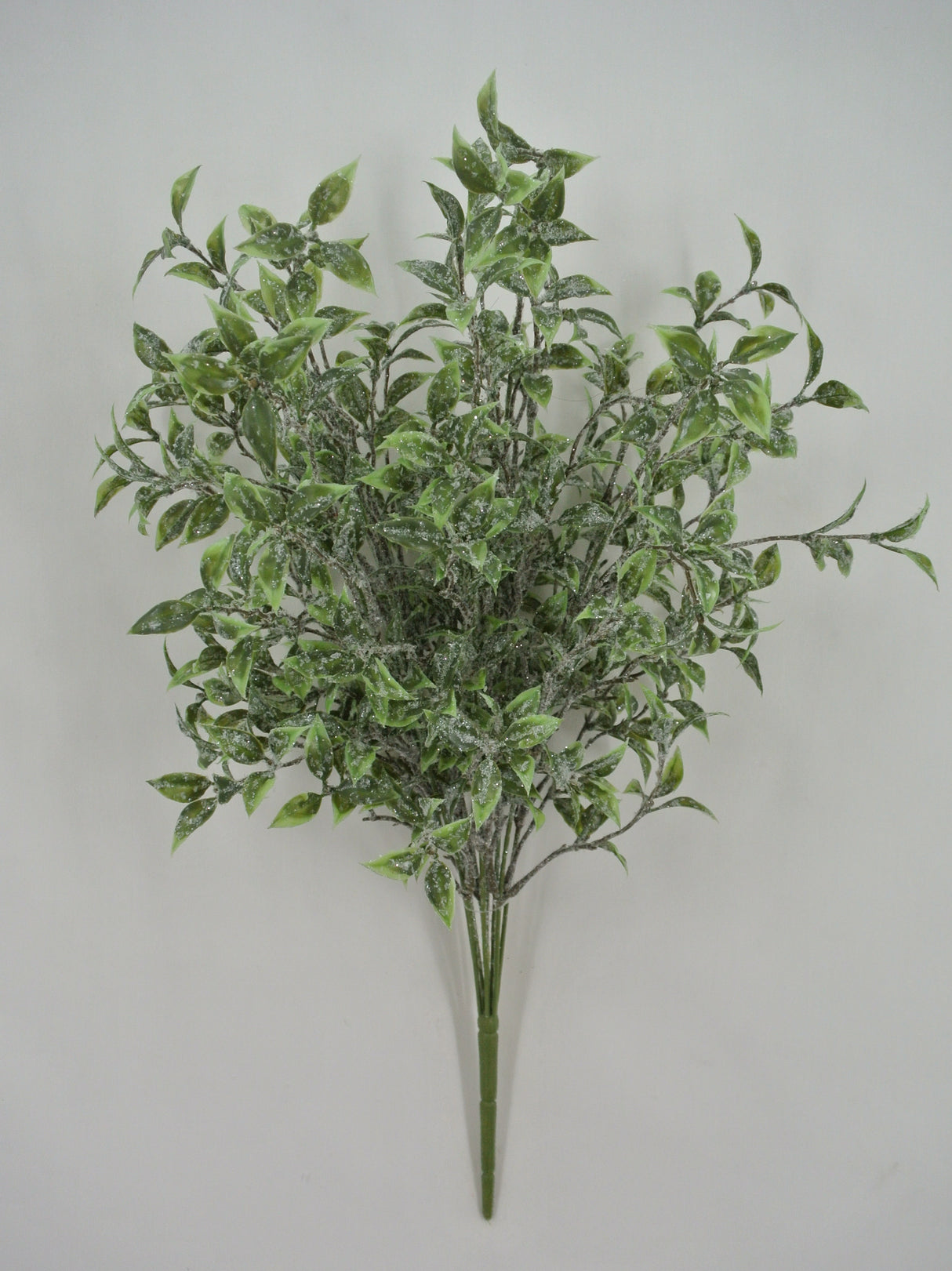 21" Tea Leaf W Iced Bush X9